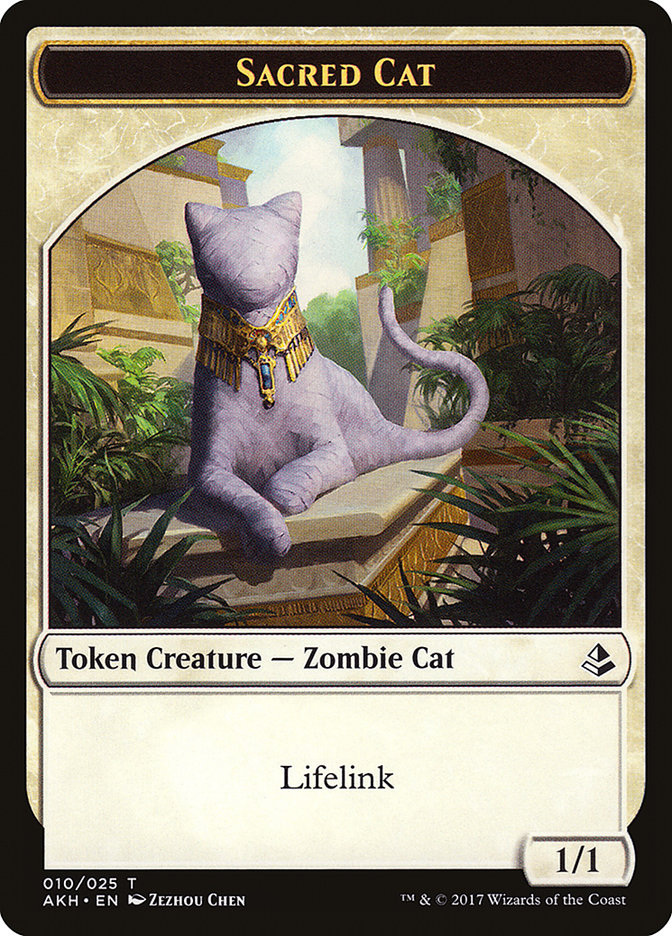 Sacred Cat // Insect Token [Amonkhet Tokens]