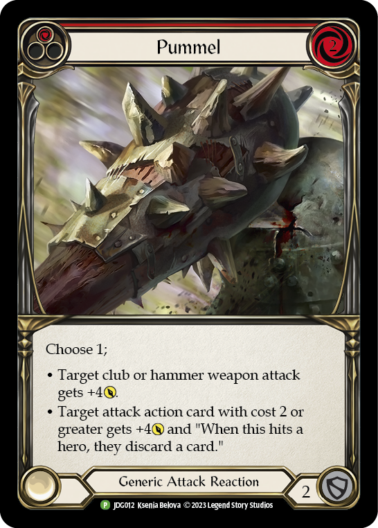 Pummel (Red) [JDG012] (Promo) Cold Foil