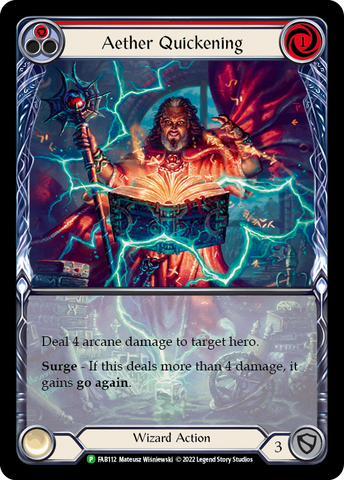 Aether Quickening (Red) [FAB112] (Promo) Rainbow Foil