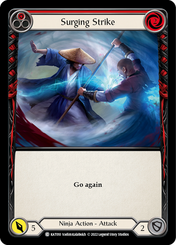 Surging Strike (Red) [KAT010] [Outsiders Katsu Blitz Deck]