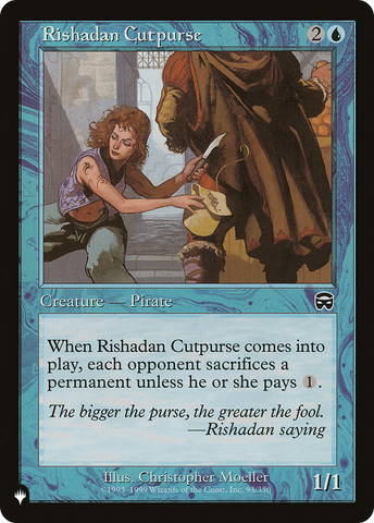 Rishadan Cutpurse [The List Reprints]