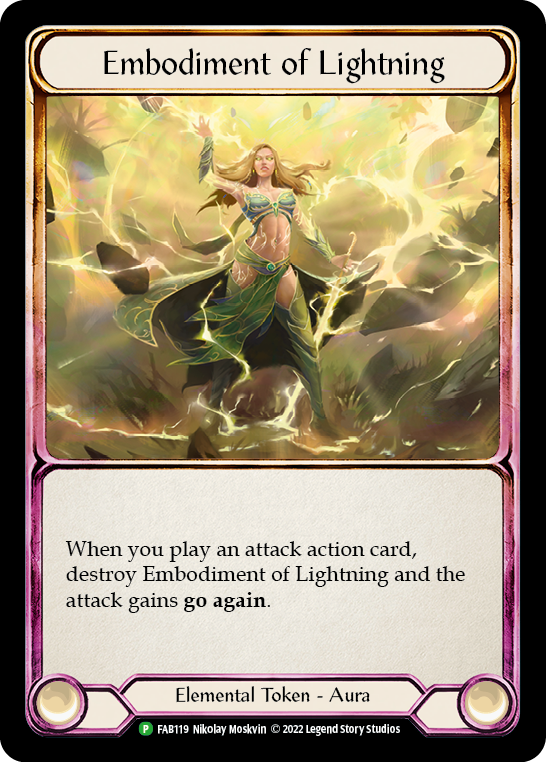 Embodiment of Lightning [FAB119] (Promo) Cold Foil