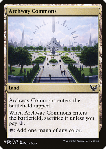 Archway Commons [The List Reprints]