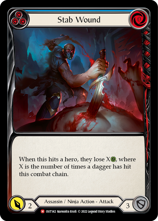 Stab Wound [OUT142] (Outsiders) Rainbow Foil