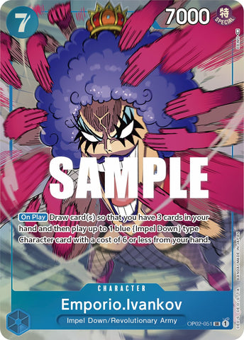 Emporio.Ivankov (Alternate Art) (OP02-051) [Paramount War]