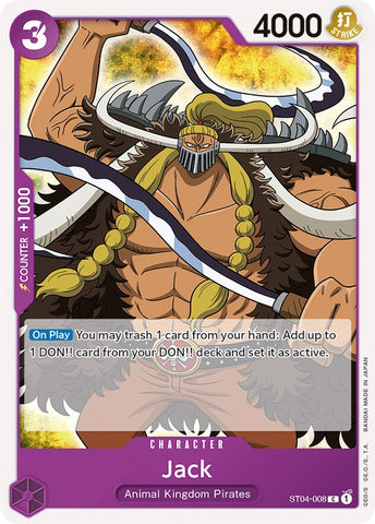 Jack (ST04-008) [Starter Deck: Animal Kingdom Pirates]