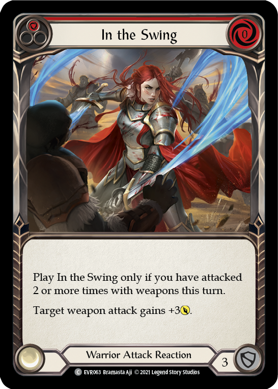 In the Swing (Red) [EVR063] (Everfest) Rainbow Foil