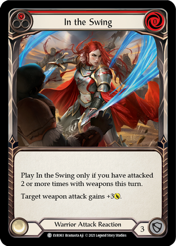 In the Swing (Red) [EVR063] (Everfest) Rainbow Foil