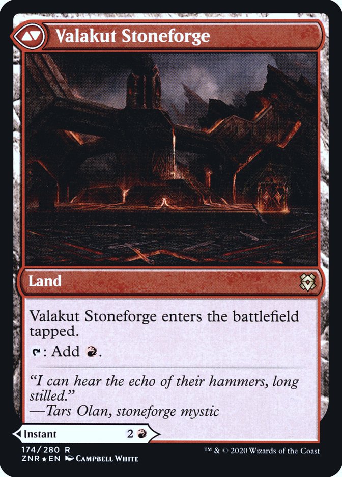 Valakut Awakening // Valakut Stoneforge  [Zendikar Rising Prerelease Promos]