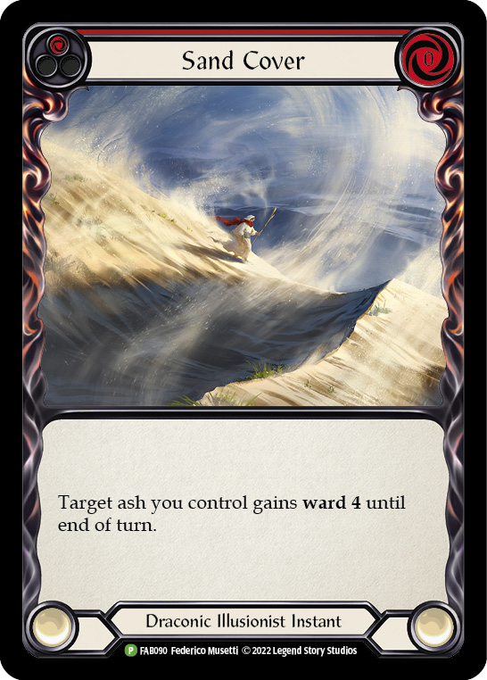 Sand Cover (Red) [FAB090] (Promo) Rainbow Foil