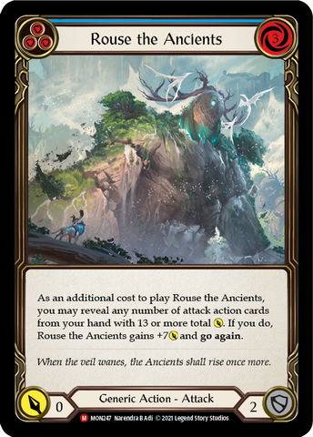 Rouse the Ancients [MON247-RF] (Monarch) 1st Edition Rainbow Foil
