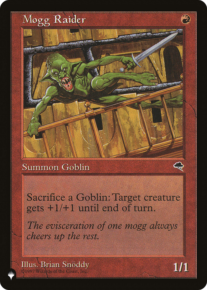 Mogg Raider [The List Reprints]