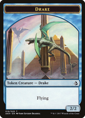 Angel of Sanctions // Drake Token [Amonkhet Tokens]