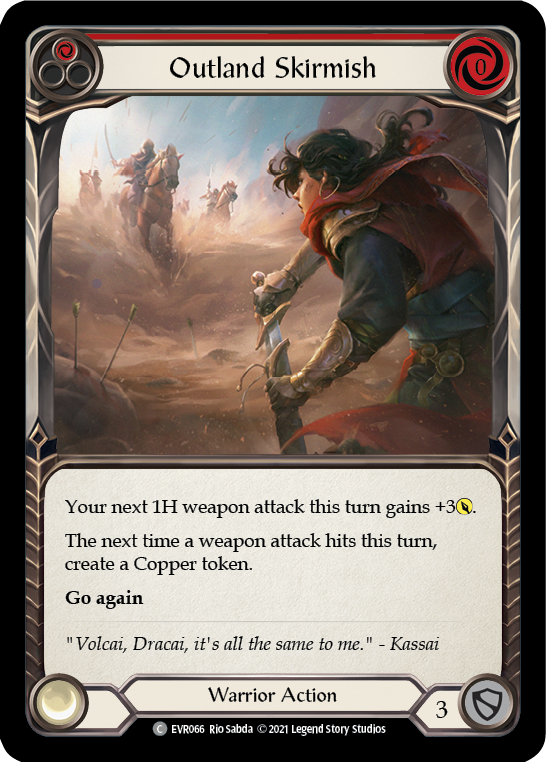 Outland Skirmish (Red) [EVR066] (Everfest) Normal
