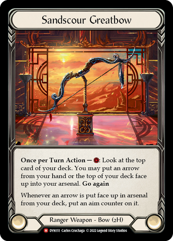 Sandscour Greatbow [DYN151] (Dynasty) Rainbow Foil
