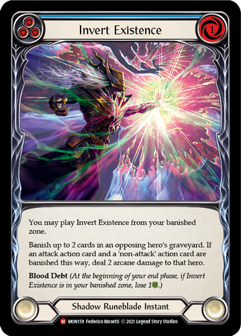Invert Existence [MON158-RF] (Monarch) 1st Edition Rainbow Foil