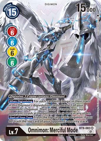 Omnimon: Merciful Mode [BT9-083] (Alternate Art) [X Record]