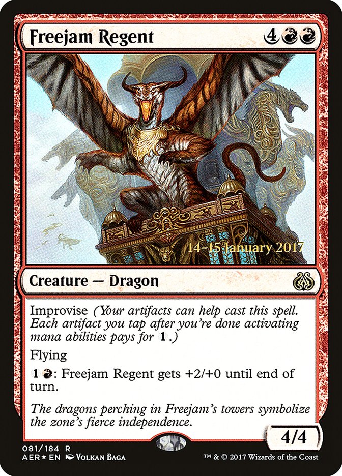 Freejam Regent  (Prerelease) [Aether Revolt Prerelease Promos]