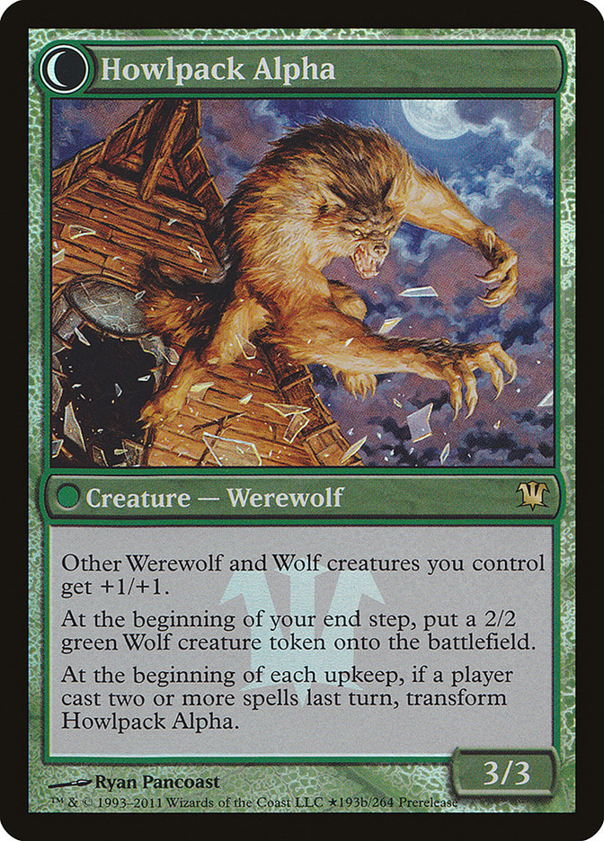 Mayor of Avabruck // Howlpack Alpha (Prerelease) [Innistrad Prerelease Promos]