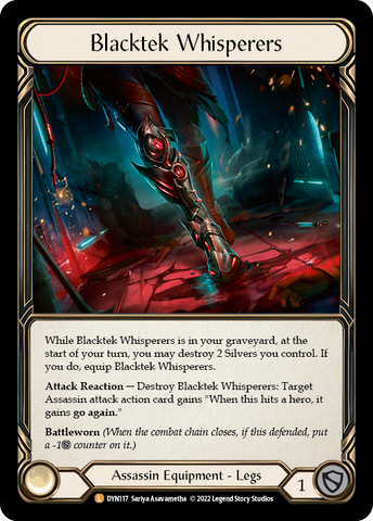 Blacktek Whisperers [DYN117] (Dynasty) Cold Foil