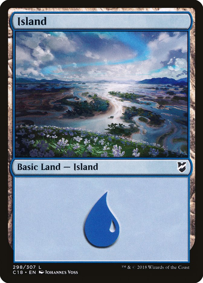 Island (#298) [Commander 2018]