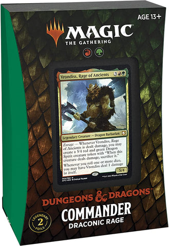 Dungeons & Dragons: Adventures in the Forgotten Realms - Commander Deck (Draconic Rage)