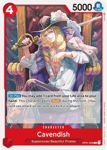 Cavendish (OP01-008) [Romance Dawn]