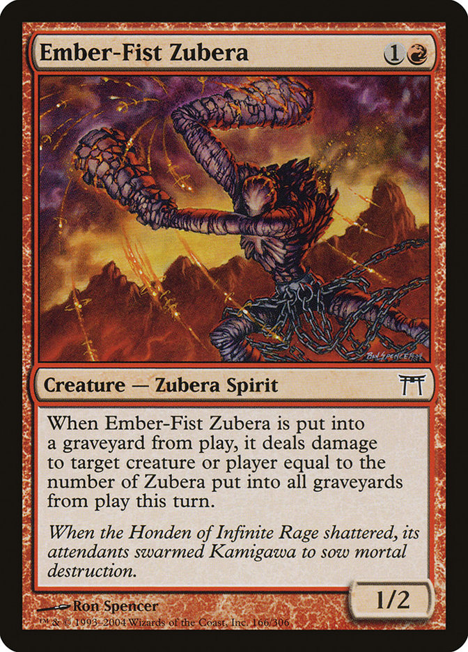 Ember-Fist Zubera [Champions of Kamigawa]