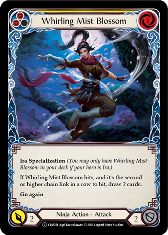 Whirling Mist Blossom [U-CRU074] (Crucible of War Unlimited)  Unlimited Rainbow Foil