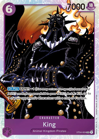 King (ST04-004) [Starter Deck: Animal Kingdom Pirates]