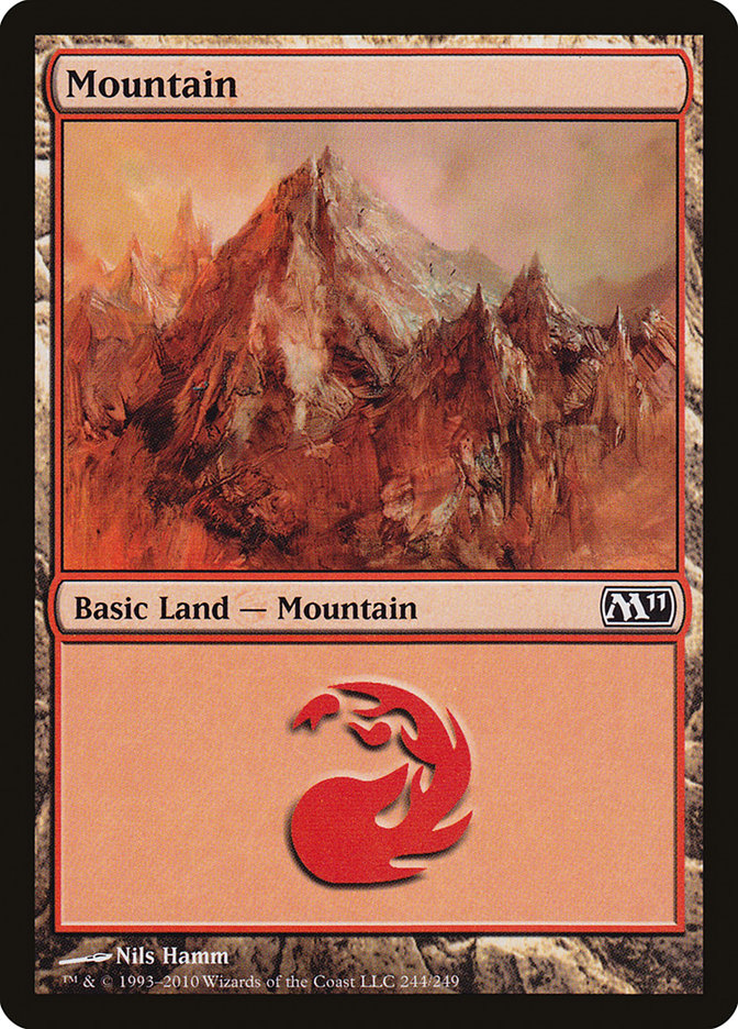 Mountain (#244) [Magic 2011]