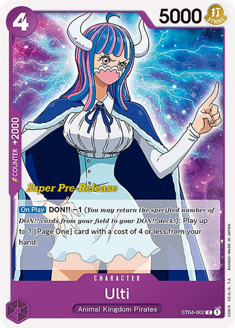 Ulti (ST04-002) [Super Pre-Release Starter Deck: Animal Kingdom Pirates]