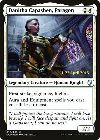 Danitha Capashen, Paragon  (Prerelease) [Dominaria Prerelease Promos]