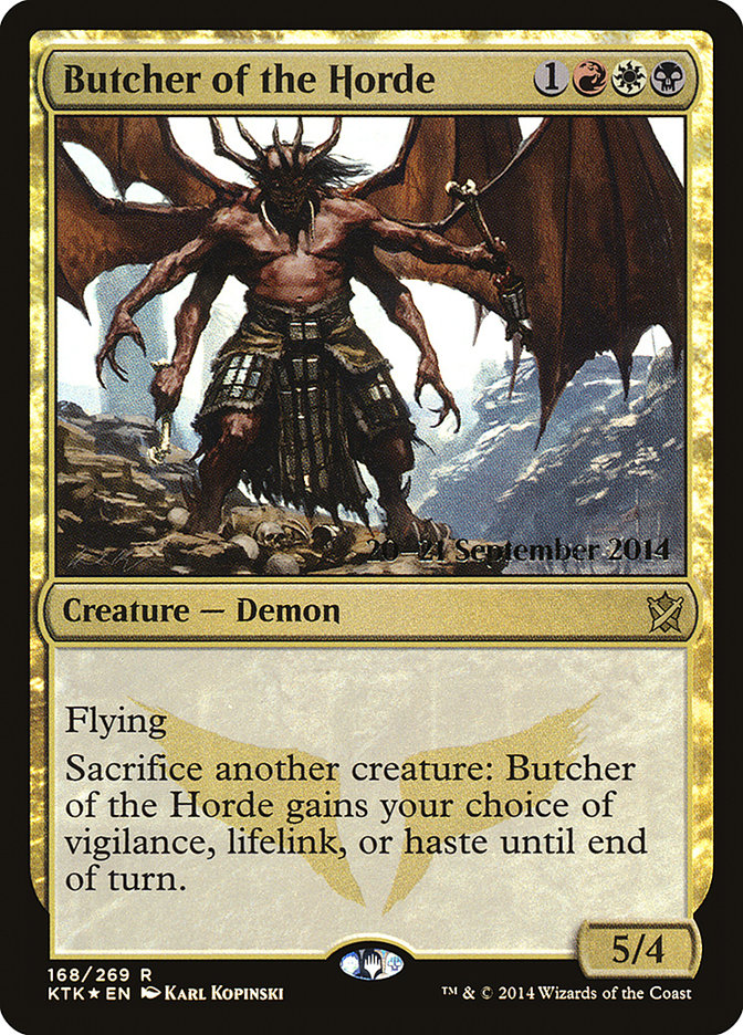 Butcher of the Horde  (Prerelease) [Khans of Tarkir Prerelease Promos]