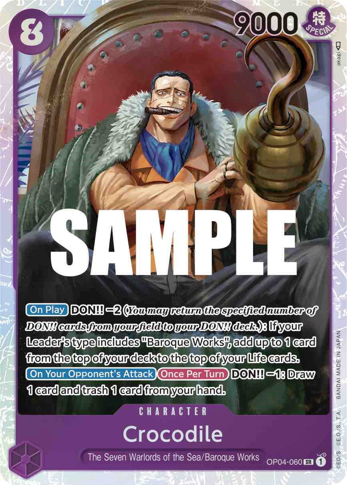 Crocodile (OP04-060) [Kingdoms of Intrigue]