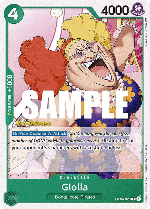 Giolla (OP04-025) [Kingdoms of Intrigue Pre-Release Cards]