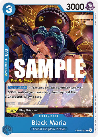 Black Maria (OP04-052) [Kingdoms of Intrigue Pre-Release Cards]