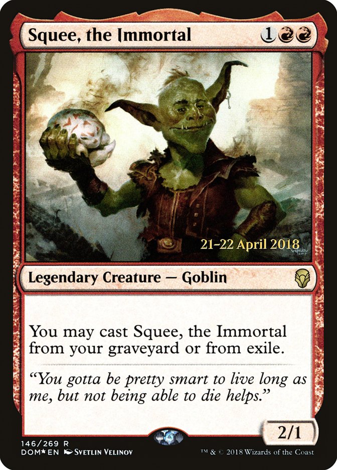 Squee, the Immortal  (Prerelease) [Dominaria Prerelease Promos]