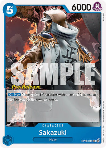 Sakazuki (OP06-046) [Wings of the Captain Pre-Release Cards]