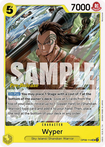 Wyper (OP06-114) [Wings of the Captain Pre-Release Cards]