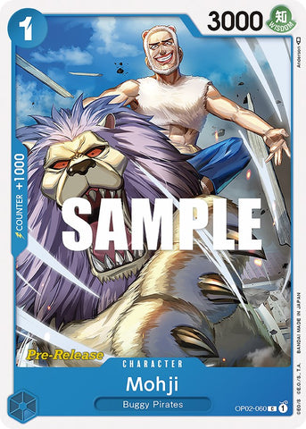 Mohji (OP02-060) [Paramount War Pre-Release Cards]