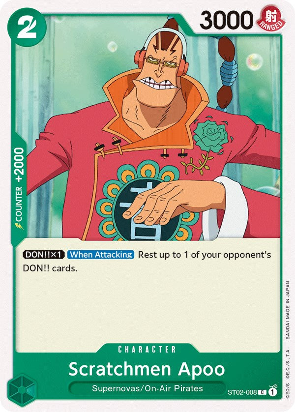 Scratchmen Apoo (ST02-008) [Starter Deck: Worst Generation]