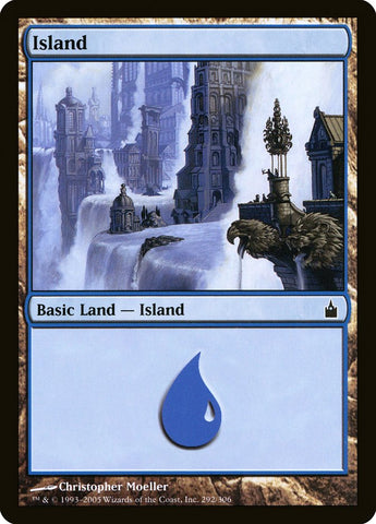 Island (#292) [Ravnica: City of Guilds]