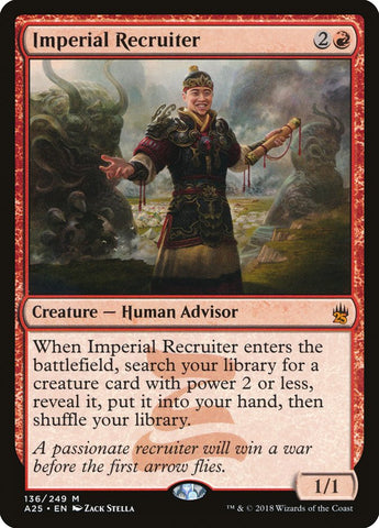 Imperial Recruiter [Masters 25]