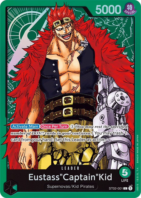 Eustass"Captain"Kid (001) (ST02-001) [Starter Deck: Worst Generation]