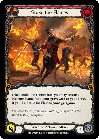 Stoke the Flames [UPR100] (Uprising)  Rainbow Foil