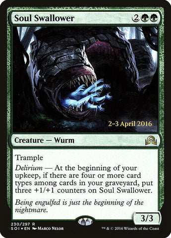 Soul Swallower (Prerelease) [Shadows over Innistrad Prerelease Promos]