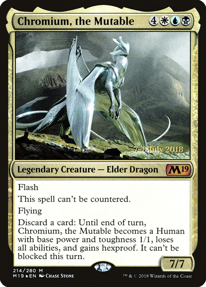 Chromium, the Mutable  [Core Set 2019 Prerelease Promos]