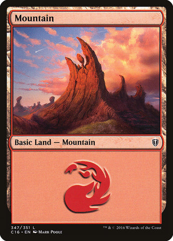 Mountain (#347) [Commander 2016]