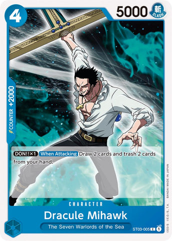 Dracule Mihawk (ST03-005) [Starter Deck: The Seven Warlords of The Sea]